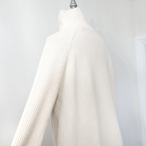 Max Mara Leisure Ribbed Knit Turtleneck Jumper Sweater Dress - Picture 9 of 11